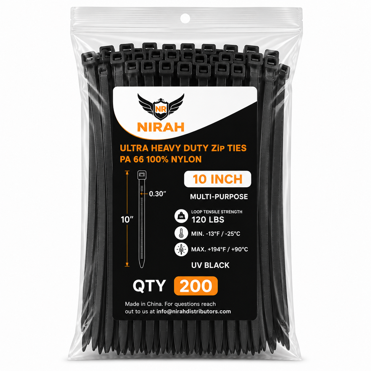 Nirah Heavy-Duty Cable Ties